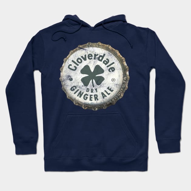 Cloverdale Dry Ginger Ale --- Brewery Logo -- Vintage Aesthetic Hoodie by CultOfRomance